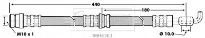 BORG & BECK stabdžių žarnelė BBH6363